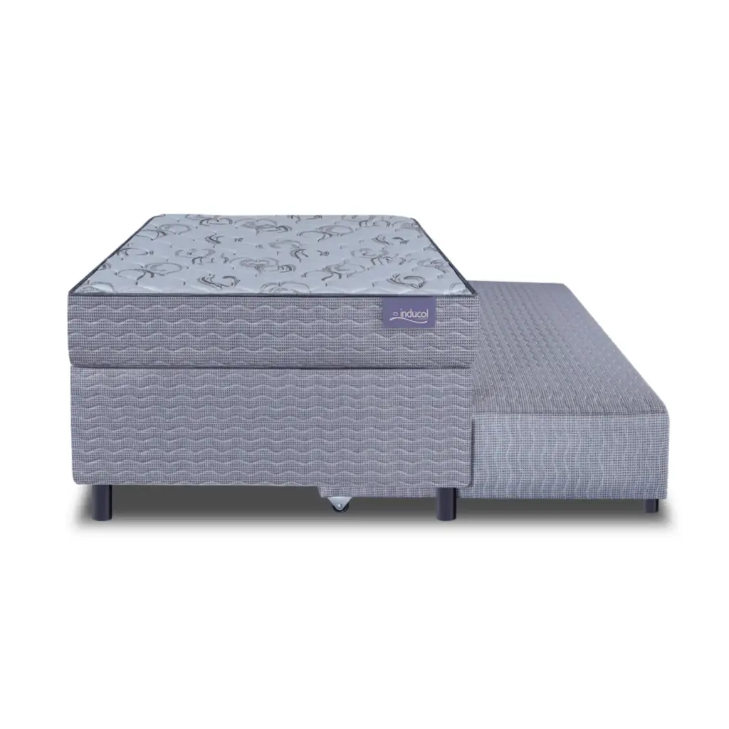 [107301.70] Sommier Divan Agra Bicama Resortes/Resortes Inducol (90x190)