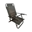 Repoplaya 80.045 aluminio Oval coversol 5P - Negro