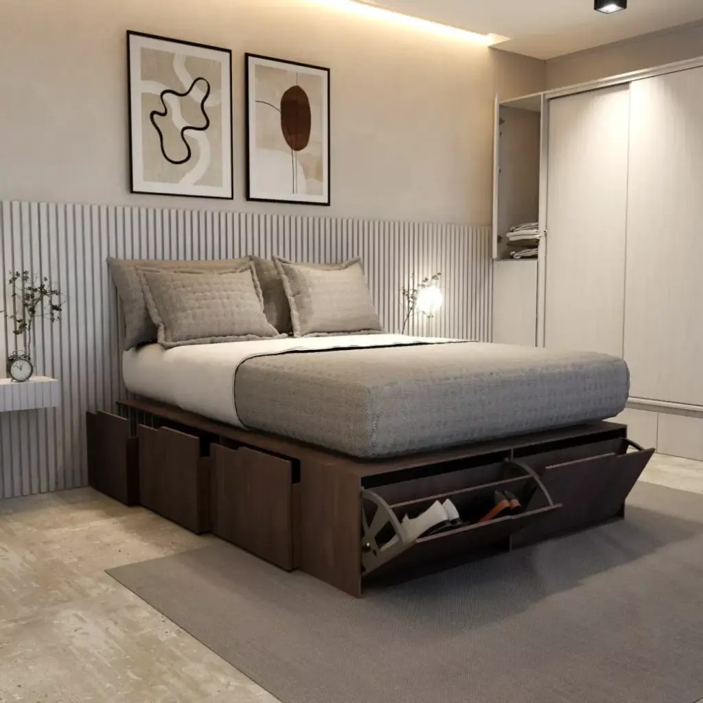 Sommier Cama cajones zapatero EMC